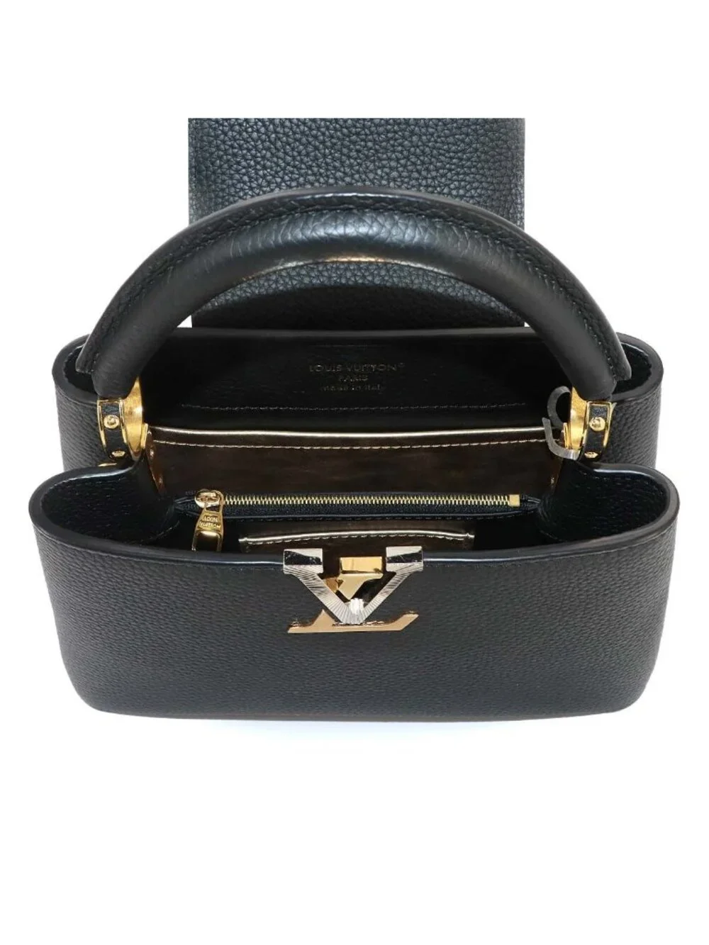 Louis Vuitton Capucines BB 2-Way Bag Taurillon Leather Black